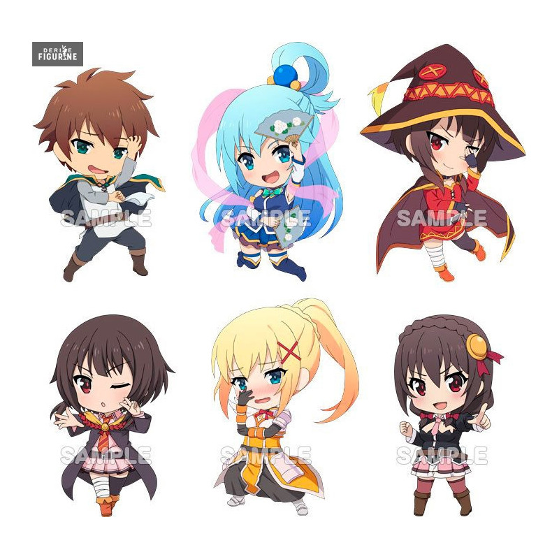 KonoSuba Crimson Legend pack 6 keychains, Nendoroid Plus