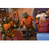 Les Tortues ninja (Cartoon) - Pack 2 figurines Punk Leo & Punk Raph