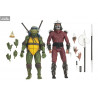 Tortues ninja (1990 Movie) - Pack 2 figurines Roof Top Battle Shredder vs Leonardo
