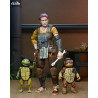Les Tortues ninja (The Last Ronin The Lost Years) - Pack figurines Grammy April with Baby Yi & Moja