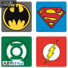 DC Comics coasters set - Super heroes