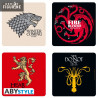 Game of Thrones coasters set - Emblems of houses