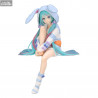 Vocaloid - Figurine Hatsune Miku Rabbit Ear Hood Pajama Blue Color, Noodle Stopper
