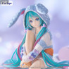 Vocaloid - Figurine Hatsune Miku Rabbit Ear Hood Pajama Blue Color, Noodle Stopper