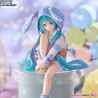 Vocaloid - Figurine Hatsune Miku Rabbit Ear Hood Pajama Blue Color, Noodle Stopper