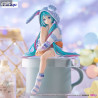 Vocaloid - Figurine Hatsune Miku Rabbit Ear Hood Pajama Blue Color, Noodle Stopper