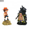 One Piece - Portgas D. Ace Vs Marshall. D. Teach figure, WCF Log Stories