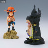 One Piece - Portgas D. Ace Vs Marshall. D. Teach figure, WCF Log Stories