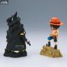 One Piece - Portgas D. Ace Vs Marshall. D. Teach figure, WCF Log Stories