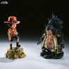 One Piece - Portgas D. Ace Vs Marshall. D. Teach figure, WCF Log Stories