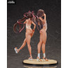 Taimanin RPG - Pack 2 figures Adult Yukikaze and Young Yukikaze, Swimsuits