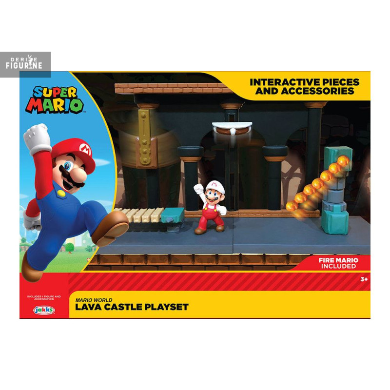 World of Nintendo, Super Mario - Pack figurines Lava Castle