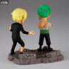 One Piece - Roronoa Zoro & Sanji figure, WCF Log Stories