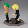 One Piece - Roronoa Zoro & Sanji figure, WCF Log Stories