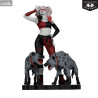 DC Direct - Figurine Harley Quinn by Jenny Frison, Red, White & Black