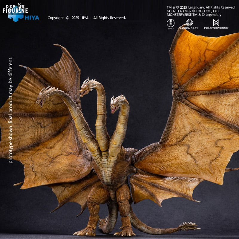 Godzilla: King of the Monsters 2019 - Figurine King Ghidorah 2.0, Exquisite Basic