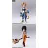 Final Fantasy IX - Pack 2 figurines Zidane Tribal & Garnet Til Alexandros, Bring Arts