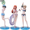 Steins Gate - Pack figurines Suzuha Amane, Kurisu Makise, Mayuri Shiina, Swimsuit