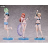 Steins Gate - Pack figurines Suzuha Amane, Kurisu Makise, Mayuri Shiina, Swimsuit