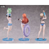 Steins Gate - Pack figurines Suzuha Amane, Kurisu Makise, Mayuri Shiina, Swimsuit