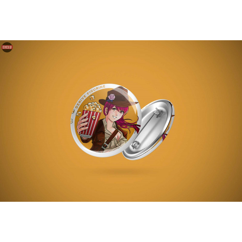 Badge Derive Figurine - Mev Gardenia, version films et séries