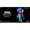 2001, l'Odyssée de l'espace - Figurine astronaute au choix, bleu, rouge, argent ou jaune, Artist Defo-Real Series