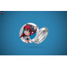 Badge Derive Figurine - Chibi Mev Gardenia, version jeux vidéo SD