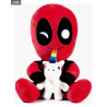 Peluche Marvel - Deadpool avec licorne, deux tailles disponibles