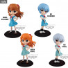 Evangelion Movie - Figurine Asuka Langley ou Rei Ayanami Classique ou Pastel, Q Posket