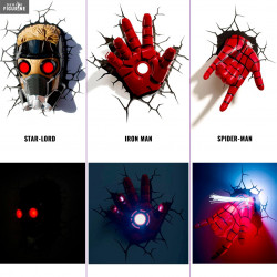 Lampe 3D Marvel -...