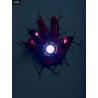 Lampe 3D Marvel - Spider-Man, Iron Man ou Star Lord