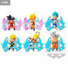Dragon Ball Super - Pack 6 figurines World Collectable Figure Plus Effect
