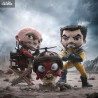 Marvel, Deadpool & Wolverine - Figurine Wolverine Unmasked, Mini Co