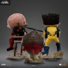 Marvel, Deadpool & Wolverine - Pack figurines Deadpool & Wolverine Unmasked, Mini Co