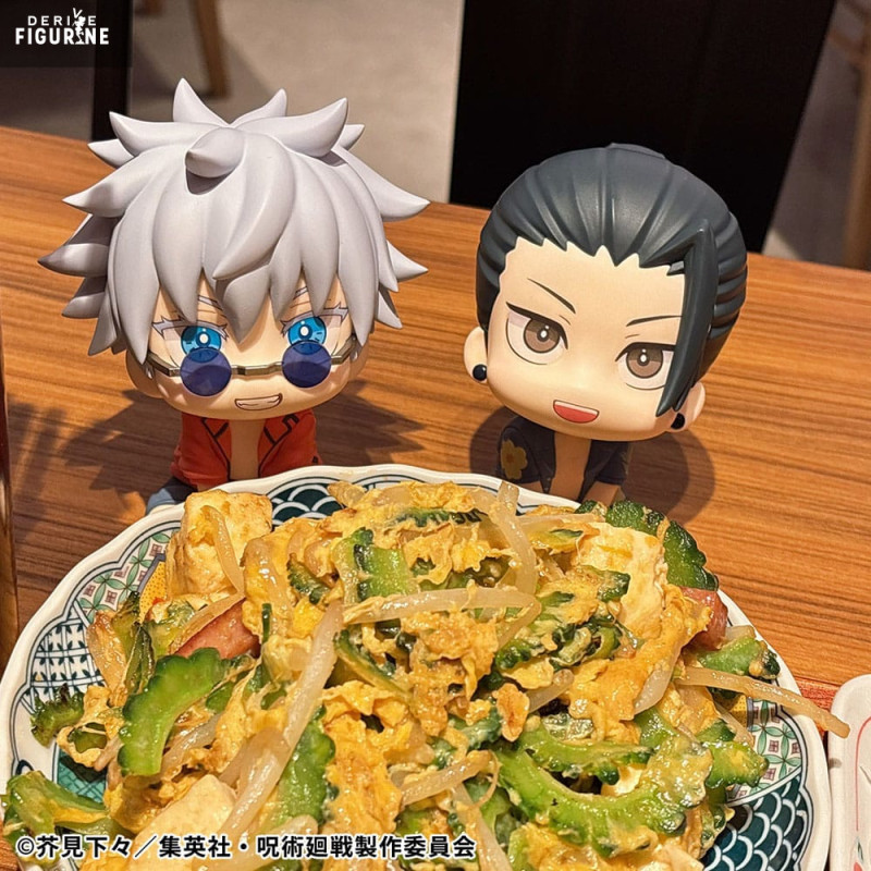 Zhongkaihua JJK - Juego de 10 figuras de anime Gojo Satoru y Geto Suguru, mini modelo de estatua, decoración para tartas, coleccionables, regalos, 9,5 cm, PVC