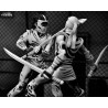 Teenage Mutant Ninja Turtles - Casey Jones figure, Black & White