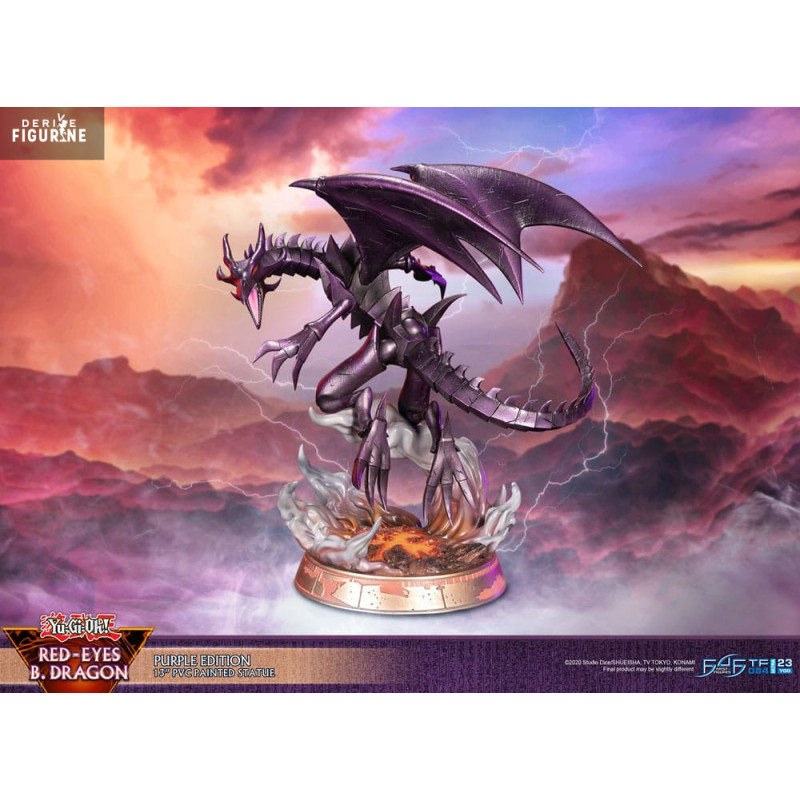 Yu-Gi-Oh! - Figurine Red-Eyes B. Dragon, Purple Edition