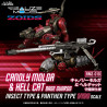 Zoids - Pack figures RMZ-010 Canoly Molga & Hell Cat Base Guards Sets, Plastic Model Kit
