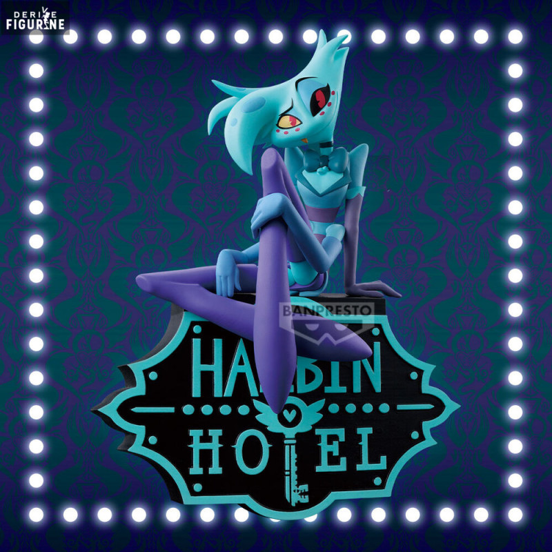Banpresto Figurine d'action Angel Dust Hazbin Hotel, Monitor Top (Ver.A) 16 cm, BP29701P multicolore, figurine à collectionner, idéale pour les fans d' anime