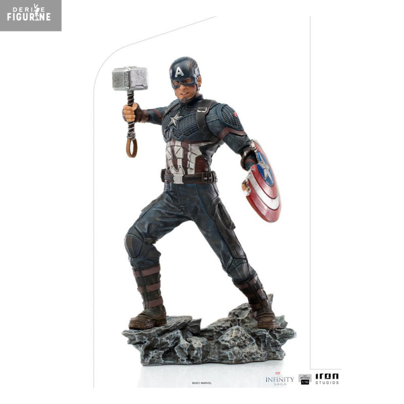 Marvel, The Infinity Saga - Figurine Captain America Ultimate, BDS Art Scale