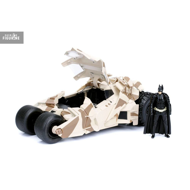 DC Comics, Batman The Dark Knight - Pack figures Batman & Batmobile Camo