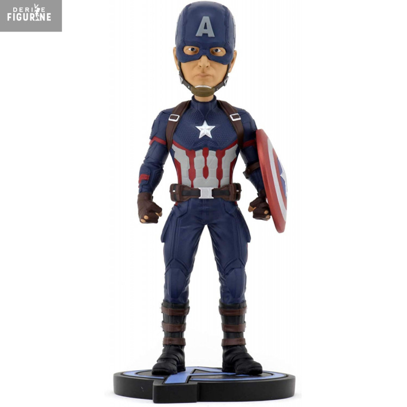 Marvel, Avengers Endgame - Figurine Captain America, Head Knocker