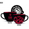 Mug Game of Thrones - Stark ou Targaryen, Cappuccino
