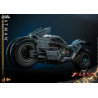 DC Comics, The Flash - Pack figurines Batman & Batcycle, Movie Masterpiece