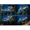 DC Comics, The Flash - Pack figurines Batman & Batcycle, Movie Masterpiece