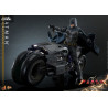 DC Comics, The Flash - Pack figurines Batman & Batcycle, Movie Masterpiece