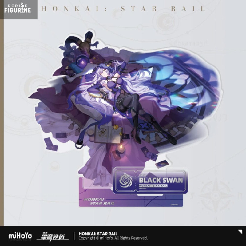 PRE ORDER - Honkai: Star Rail - Black Swan acrylic figure, Path of the Nihility Series