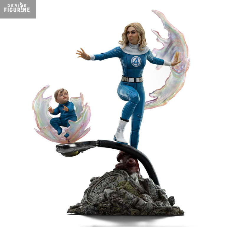 PRE ORDER - Marvel, Fantastic Four - Invisible Woman and Franklin figure, Art Scale