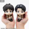 PRE ORDER - Attack on Titan - Pack figures Eren Jaeger & Levi, Look Up (with gift)