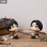 PRE ORDER - Attack on Titan - Pack figures Eren Jaeger & Levi, Look Up (with gift)